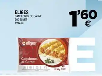 BM Supermercados Eliges Canelones De Carne, 500 g Net oferta