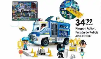 Juguetoon Pinypon Action. Furgón De Policía oferta
