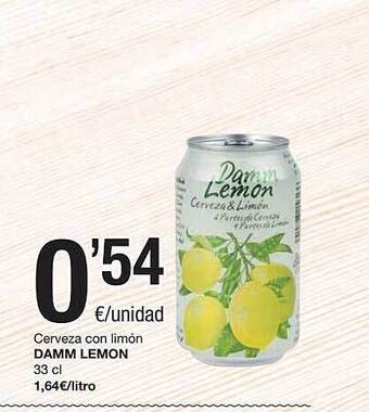 SPAR Fragadis Cerveza Con Limón Damm Lemon oferta