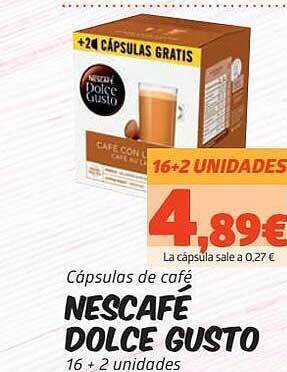 SPAR Fragadis Cápsulas De Café Nescafé Dolce Gusto oferta
