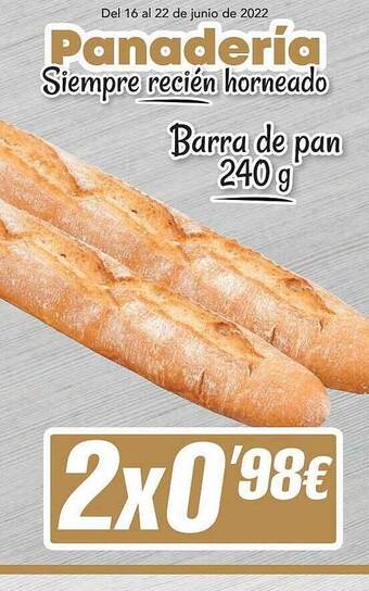 SPAR Fragadis Barra De Pan oferta