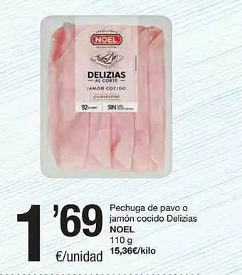 SPAR Fragadis Pechuga De Pavo O Jamón Cocido Delizias Noel oferta