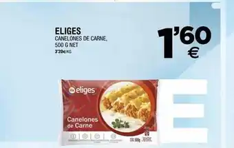BM Supermercados Eliges Canelones De Carne oferta