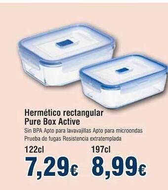 FROIZ Hermético Rectangular Pure Box Active oferta