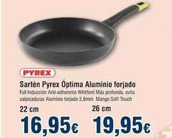 FROIZ Sartén Pyrex óptima Aluminio Forjado oferta