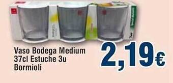 FROIZ Vaso Bodega Medium Estuche 3u Bormioli oferta