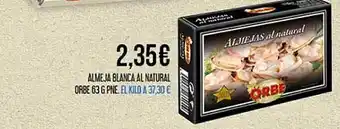 Claudio Almeja Blanca Al Natural Orbe 63 G Pne oferta
