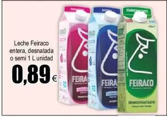 FROIZ Leche Feiraco Entera, Desnatada O Semi oferta