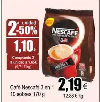 FROIZ Café Nescafé 3 En 1 oferta