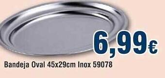 FROIZ Bandeja Oval 45x29cm Inox 59078 oferta
