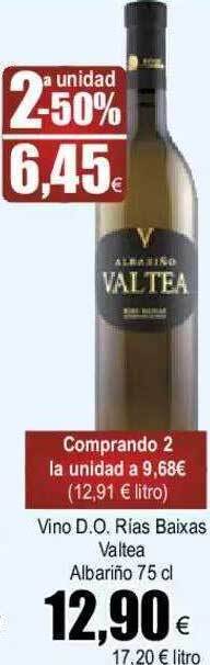 FROIZ Vino D.o. Rias Baixas Valtea Albariño oferta