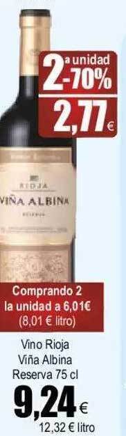 FROIZ Vino Rioja Viña Albina Reserva oferta