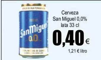 FROIZ Cerveza San Miguel 0.0% Lata oferta