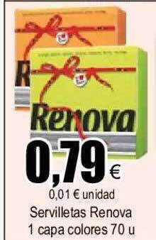 FROIZ Servilletas Renova oferta