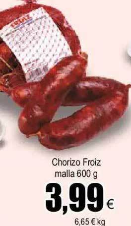 FROIZ Chorizo Froiz oferta