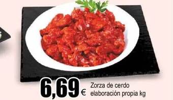 FROIZ Zorza De Cerdo Elaboración Propia oferta