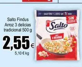FROIZ Salto Findus Arroz 3 Delicias Tradicional oferta