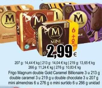 FROIZ Frigo Magnum Double Gold Caramel Billionaire oferta