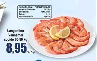 FROIZ Langostino Vannamei Cocido oferta