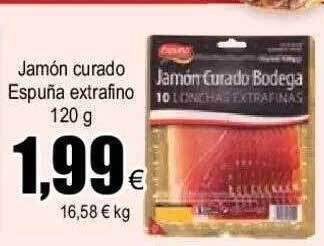 FROIZ Jamón Curado Espuña Extrafino oferta