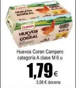 FROIZ Huevos Coren Campero Categoria A Clase M oferta