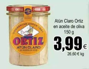 FROIZ Atún Claro Ortiz En Aceite De Oliva oferta