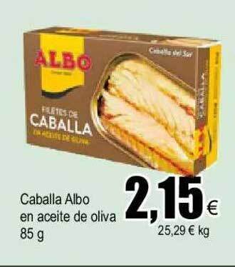 FROIZ Caballa Albo En Aceite De Oliva oferta
