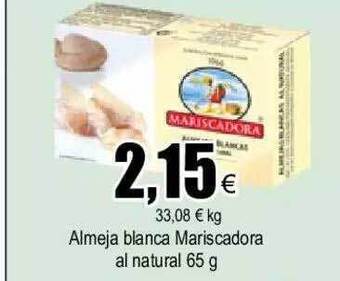 FROIZ Almeja Blanca Mariscadora Al Natural oferta
