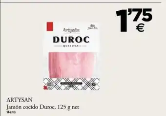 Artysan Jamón cocido Duroc, 125 g net