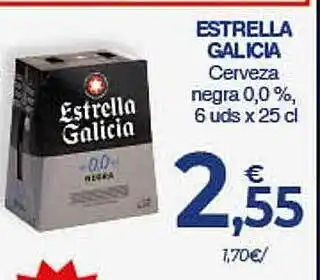 CashDiplo Estrella Galicia Cerveza Negra 0.0% oferta