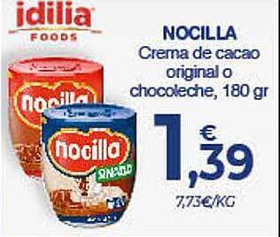 CashDiplo Nocilla Crema De Cacao Original O Chocoleche oferta