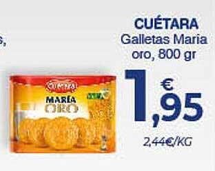 CashDiplo Cuétara Galletas María Oro oferta