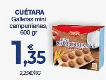 CashDiplo Cuétara Galletas Mini Campurrianas oferta