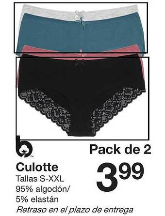 Zeeman Culotte oferta