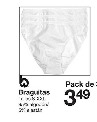 Zeeman Braguitas oferta
