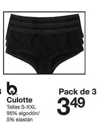 Zeeman Culotte oferta