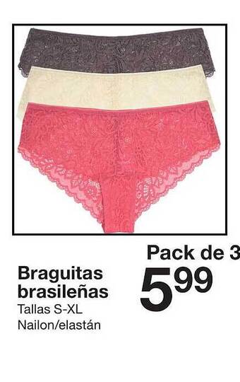 Zeeman Braguitas Brasileñas oferta