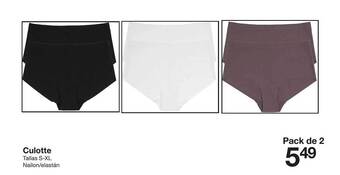 Zeeman Culotte oferta