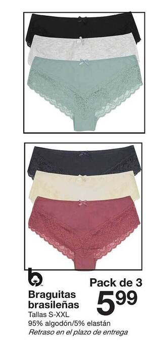 Zeeman Braguitas Brasileñas oferta