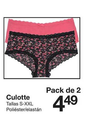 Zeeman Culotte oferta