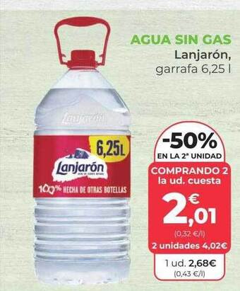 SPAR Gran Canaria Agua Sin Gas Lanjarón oferta