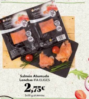 Gadis Salmón Ahumado Lonchas Ifa Eliges oferta