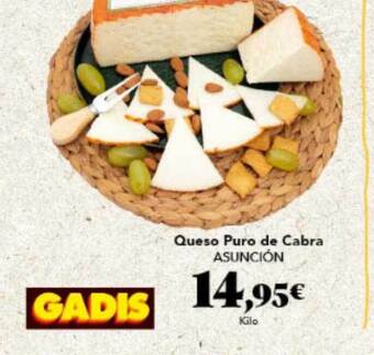 Gadis Queso Puro De Cabra Asunción oferta