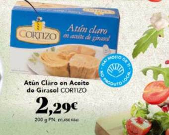 Gadis Atún Claro En Aceite De Girasol Cortizo oferta