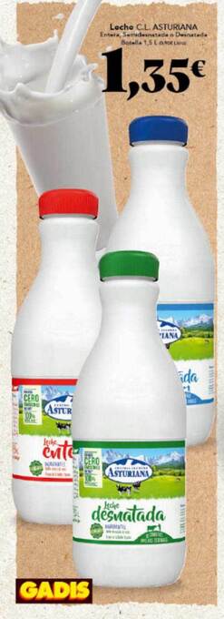 Gadis Leche C.l. Asturiana oferta