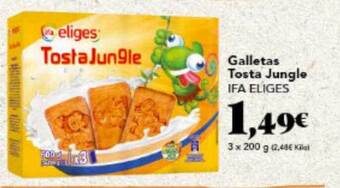 Gadis Galletas Tosta Jungle Ifa Eliges oferta