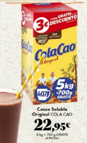 Gadis Cacao Soluble Original Cola Cao oferta