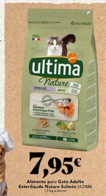 Gadis Alimento Para Gato Adulto Esterilizado Nature Salmón Ultima oferta