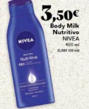 Gadis Body Milk Nutritivo Nivea oferta