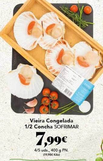 Gadis Vieira Congelada 1-2 Concha Sofrimar oferta